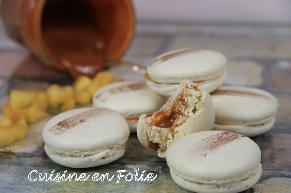 Macarons pomme-caramel au beurre salé – Cuisine en Folie