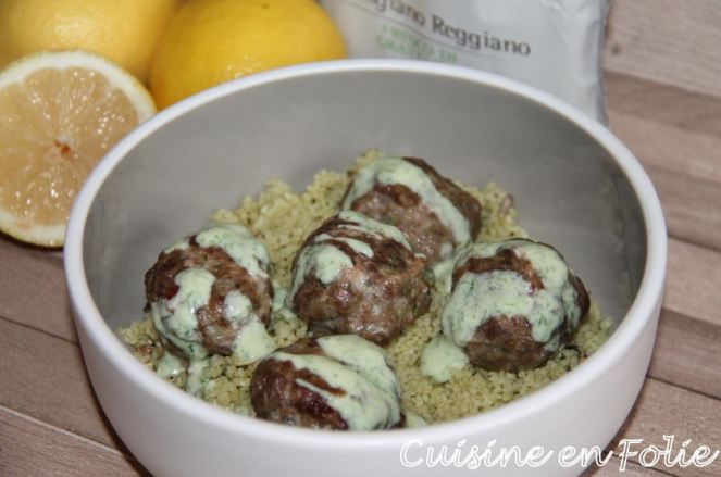 Boulettes très parmesan et citron de Lucia