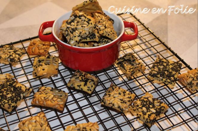 Crackers à la farine de pois chiche